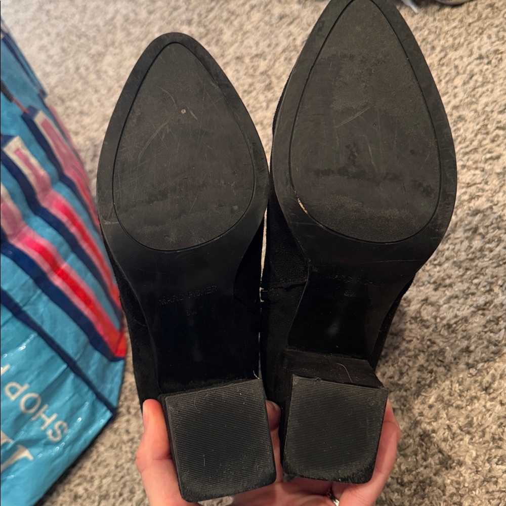 Marc Fisher Black Ankle Booties - Picture 5 of 5